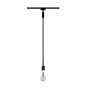 Paulmann URail DecoSystems Pendant luminaire, 230V, E14 max. 20W, without shade, black matt