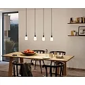 Paulmann URail DecoSystems Pendant luminaire, 230V, E14 max. 20W, without shade, black matt