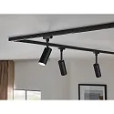 Paulmann 1-Phasen LED Schienenspot URAIL TUBO, 230V, 4.5W 3000K 160lm, dreh- und neigbar, Schwarz matt