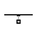 Paulmann URail LED Spot CUBE, 230V, 8W 2700K 520lm 65°, dimmable, black matt / chrome