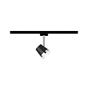 Paulmann 1-Phasen Schienenspot URAIL CONE, 230V, GU10 max.10W, dreh- und neigbar, Schwarz matt / Chrom / Satin