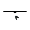 Paulmann URail Spot COVER, 230V, GU10 max.10W, rotatable and tiltable, black matt / chrome