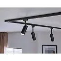 Paulmann 1-Phasen LED Schienenspot URAIL TUBO, 230V, 4.5W 4000K 170lm, dreh- und neigbar, Schwarz matt