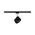 Paulmann URail LED Spot ARENA, 230V, 15W 4000K 890lm 82°, rotatable and tiltable, dimmable, black matt / chrome