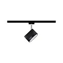 Paulmann URail LED Spot ARENA, 230V, 15W 4000K 890lm 82°, rotatable and tiltable, dimmable, black matt / chrome