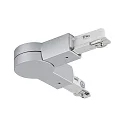 1-phase L-connector URAIL adjustable, chrome matt