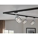 Paulmann spot URAIL BLOSSOM G9, smoky colour, black matt dimmable