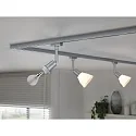 Paulmann 1-Phasen Schienenspot URAIL DECOSYSTEMS BASIC, 230V, E14 max. 20W, Metall, Chrom matt