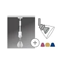 Paulmann 1-Phasen Pendelleuchte URAIL DECOSYSTEMS, 230V, E14 max. 20W, Metall / Kunststoff / Stoffkabel, Weiß