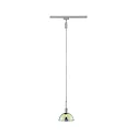 Paulmann 1-Phasen Pendelleuchte URAIL SARRASANI, 230V, E14 max. 20W, Chrom matt / Dichroitisches Glas