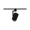 URail Einzel-Spot ASTHENE, 230V, E27 max. 50W, Metall / Kunststoff, Chrom matt