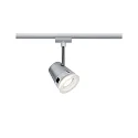 1-Phasen Schienenspot URAIL CONE, GU10 max. 10W (exkl.), matt/Chrom