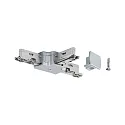 Zubehör für 1-Phasen-Schienensystem URAIL - T-Verbinder, 125mm, max. 1000W, 230V, Chrom matt