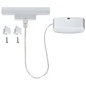 Zubehör für 1-Phasen-Schienensystem URAIL - Stromeinspeisung, max. 1000W, 230V, Chrom matt