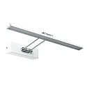 LED Bilderleuchte GALERIA BEAM FIFTY, 230V, 7W 2700K 685lm, mit Gelenkarm, weiß / Chrom