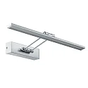 Paulmann LED Bilderleuchte GALERIA BEAM FIFTY, 230V, 7W 2700K 685lm, mit Gelenkarm, NIckel satiniert
