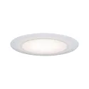 Paulmann recessed luminaire SUON DIM IP44, satin, white dimmable 480lm 2700K