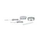 Paulmann CLEVER CONNECT Einzel-Möbelspot DISC, Aufbau + Einbau, 12V DC, 2.1W 2700- 6500K (CCT Switch), dimmbar, chrom matt