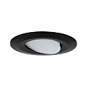 Paulmann 3er-Set Outdoor LED Einbauleuche CALLA, IP65, rund, 3x 6W 4000K 680lm 100°, schwenkbar, diffus, Schwarz matt