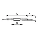 Philips Philips Halogen-Metalldampf-Lampe SPORT LIGHTING MHN-LA X528/CABLE, 1000W 5600K, CRi >90