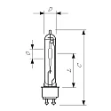 Philips Philips CPO-TW Halogen-Metalldampf-Lampe 728 XTRA PGZ12 Master CosmoWhite CPO-TW, 140W