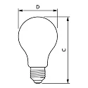 Philips LED lamp CorePro LEDbulb A67 E27 13W 2000lm 2700K CRI 80 