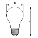 Philips LED lamp CorePro LEDbulb A60 E27 8,5W 1055lm 2700K CRI 80 