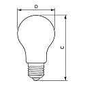 Philips LED lamp CorePro LEDbulb A67 E27 17W 2452lm 2700K CRI 80 