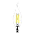 LED Lampe MASTER LEDCandle, BA35, E14, 3,4W, 2700K, klar, dimmbar