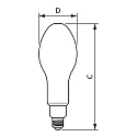 Philips LED lamp Master LED HPL E27 24W 3850lm 3000K 300° CRI 80 