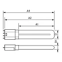 Philips LED Kompakt-Leuchtmittel CorePro LED PLL HF, 4P, EVG, 2G11, 8W 4000K 1000lm 160°, schaltbar, Glas matt
