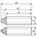Philips LED Leuchtmittel CorePro LED PLT HF, 4P, GX24q-3, 15W, 4000K