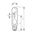 Philips Metallhalogendampflampe MASTERColour CDM-T MW 230W/842, E40, 227W, 4200K, 21400lm