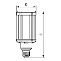 Philips LED Leuchtmittel TrueForce LED HPL, E27, 38-28W, 3000K, matt