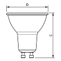 Philips LED Lampe MASTERConnect LEDspot IA, GU10, 36°, 4,7W, 4000K, dimmbar