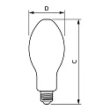 Philips LED Leuchtmittel TrueForce Core LED HPL, E27, 20-13W, 3000K, matt