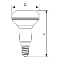Philips LED Lampe CorePro LEDspot, 36°, R50, E14, 4,3W, 2700K, dimmbar