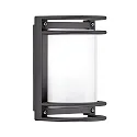 outdoor wall luminaire NIKKO+21 E27 IP65, anthracite, lacquered 