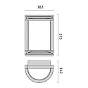 Performance in Lighting outdoor wall luminaire NIKKO+27 E27 IP65, anthracite, lacquered 