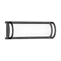 outdoor wall luminaire NIKKO+45 E27 IP65, anthracite, lacquered 