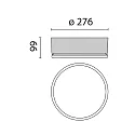 Performance in Lighting wall and ceiling luminaire DROP 28 E27 IP55, white 