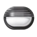 outdoor wall luminaire EKO 19 GRILL E27 IP44, black 