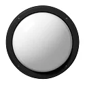 wall and ceiling luminaire EKO+26 LED static IP66, anthracite, lacquered 