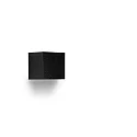 outdoor wall luminaire QUASAR 10 1WB static IP44, black, lacquered 