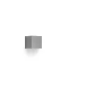 LED Wandleuchte QUASAR 10 2WB, 6W, 4000K, 235lm, IP44, IK02, statisch, Glas opal, grau