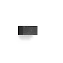 outdoor wall luminaire QUASAR 20 B static IP65, anthracite, lacquered 