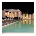 Performance in Lighting outdoor wall luminaire QUASAR 30 M static IP65, white, lacquered 