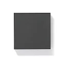 LED Wandleuchte MIMIK 20 FLAT M, 13,5W, 4000K, 1042lm, IP65, IK06, statisch, Glas opal, anthrazit