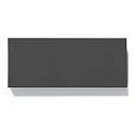 LED Wandleuchte MIMIK 30 FLAT, 20W, 4000K, 1597lm, IP65, IK06, statisch, Glas opal, anthrazit