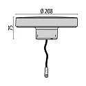 Performance in Lighting LED Pollerleuchte PADO, 20W, 4000K, 1160lm, IP65, IK05, statisch, anthrazit / Glas transparent